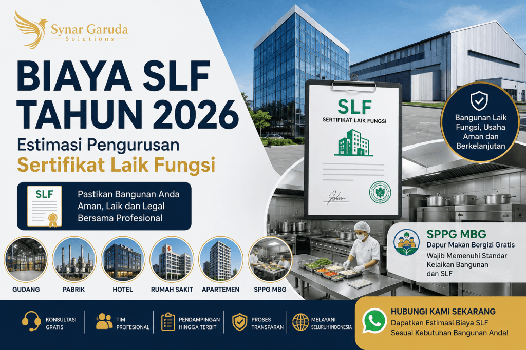Biaya SLF Tahun 2026 untuk Bangunan Gedung dan Komersial