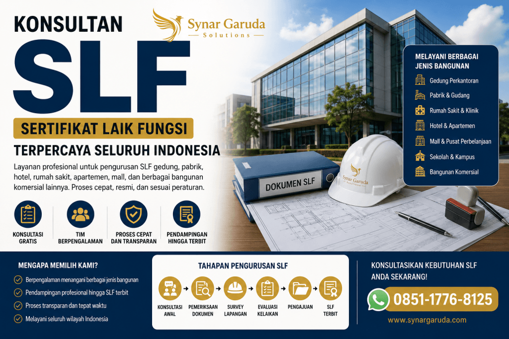 Konsultan SLF Konsultan SLF Terpercaya Seluruh Indonesia